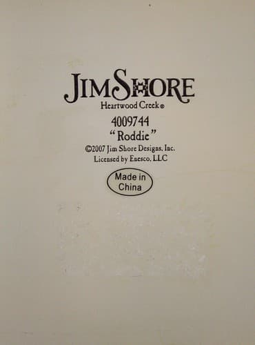 Vintage JIM SHORE Heartwood Creek "Roddie" Rottweiler Dog Figure Sculpture - Thumbnail 9