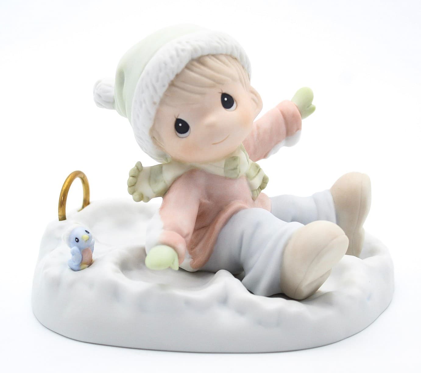 Precious Moments Angels On Earth Enesco Porcelain Figurine 1996 - Thumbnail 8