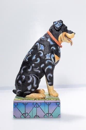 Vintage JIM SHORE Heartwood Creek "Roddie" Rottweiler Dog Figure Sculpture - Thumbnail 6