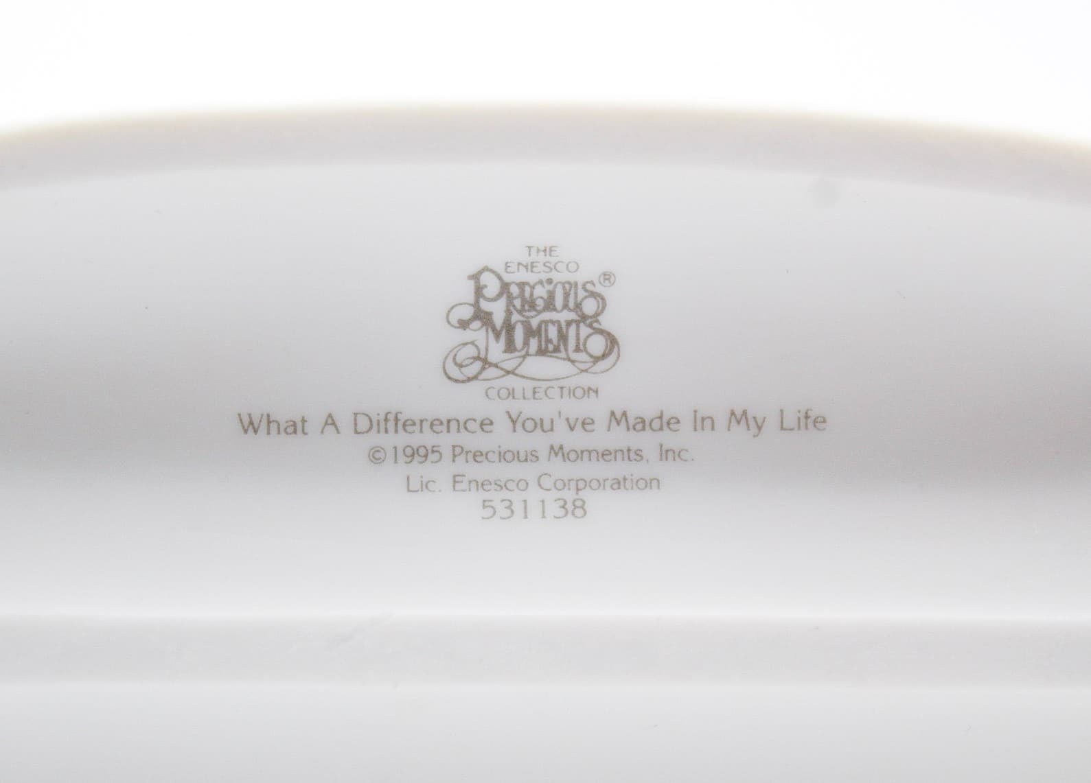 Precious Moments What A Difference You've Made In My Life Figurine 1995 - Thumbnail 6