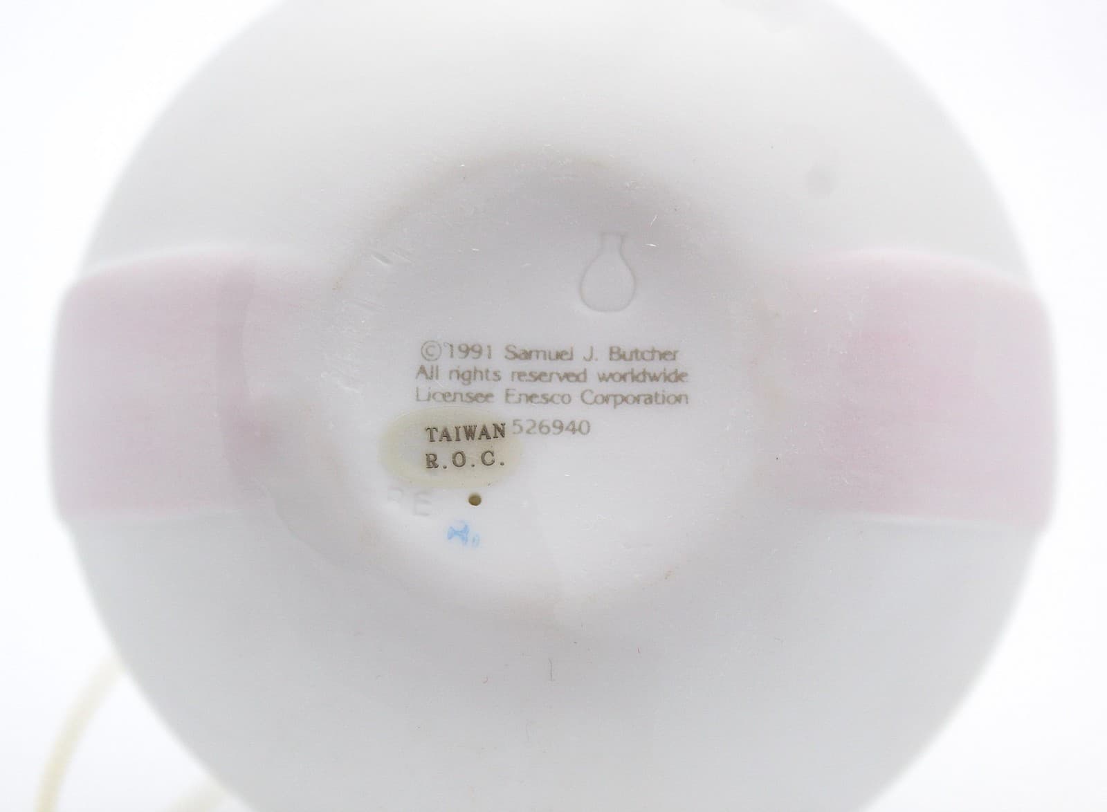 Precious Moments May Your Christmas Be Merry Enesco Porcelain Ornament 1991 - Thumbnail 6