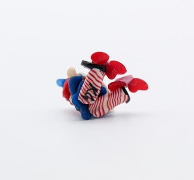 KAREN GIBBS Artisan Dollhouse Miniature Raggedy Ann Doll OOAK - Thumbnail 3