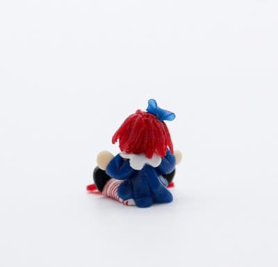 KAREN GIBBS Artisan Dollhouse Miniature Raggedy Ann Doll OOAK - Thumbnail 4