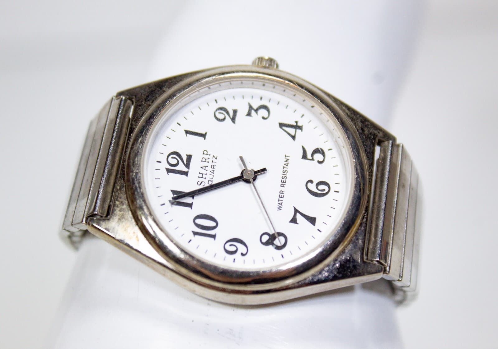 SHARP QUARTZ Analog Water Resistant Expandable Band Ladies Watch - Image 1