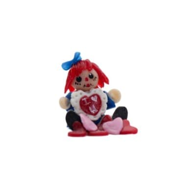 KAREN GIBBS Artisan Dollhouse Miniature Raggedy Ann Doll OOAK - Image 1