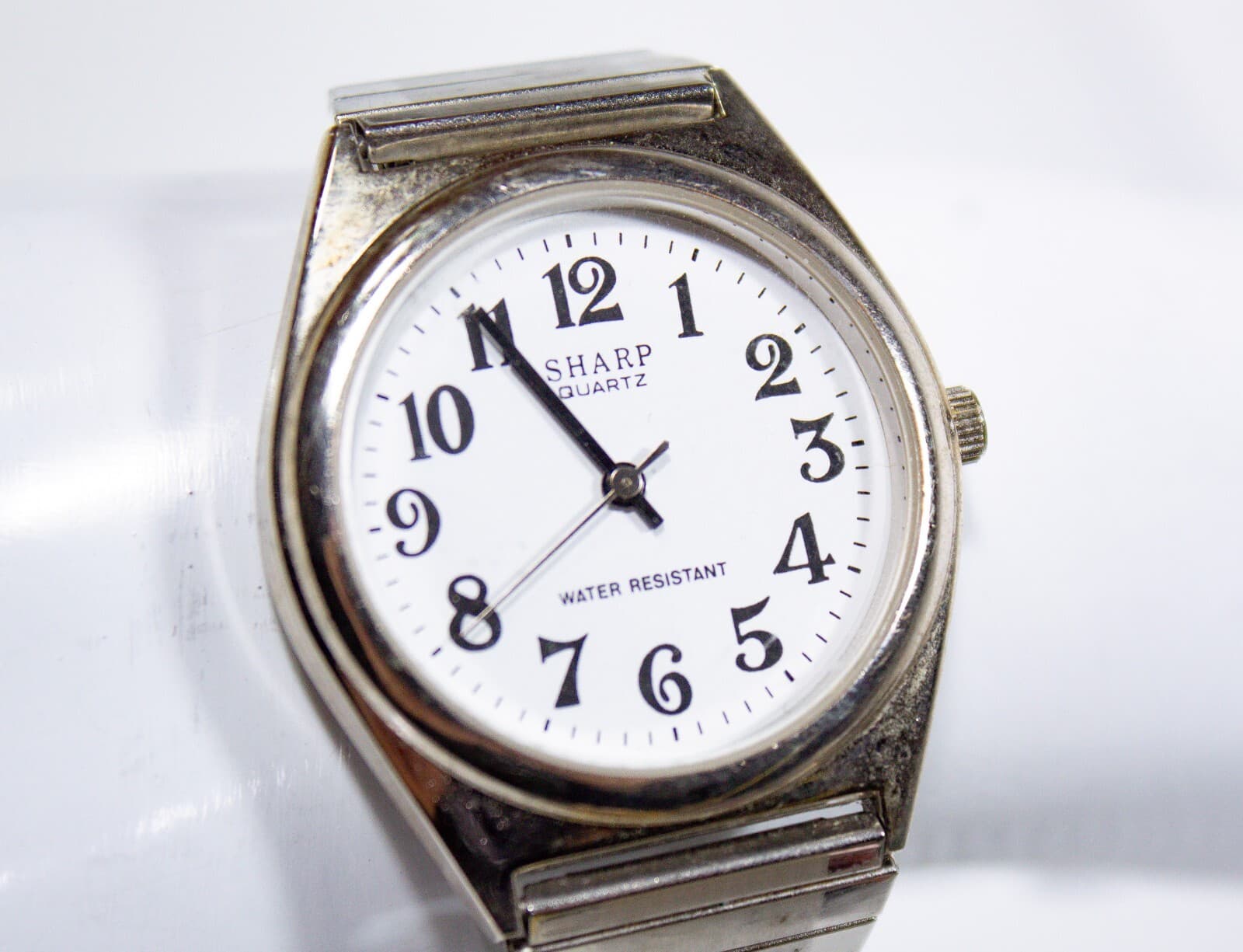 SHARP QUARTZ Analog Water Resistant Expandable Band Ladies Watch - Thumbnail 2