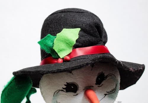 ANNALEE Mobilitee 2015 "Holly Berry Snowman" Christmas Artisan Doll 15" w/ Tag - Thumbnail 3