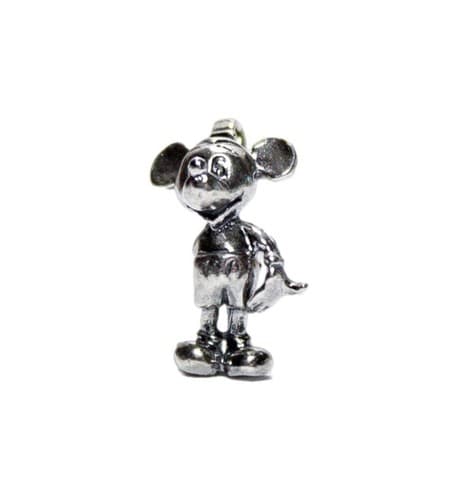 Sterling Silver 925 MICKEY MOUSE 3D Walt Disney Charm Pendant - Image 1