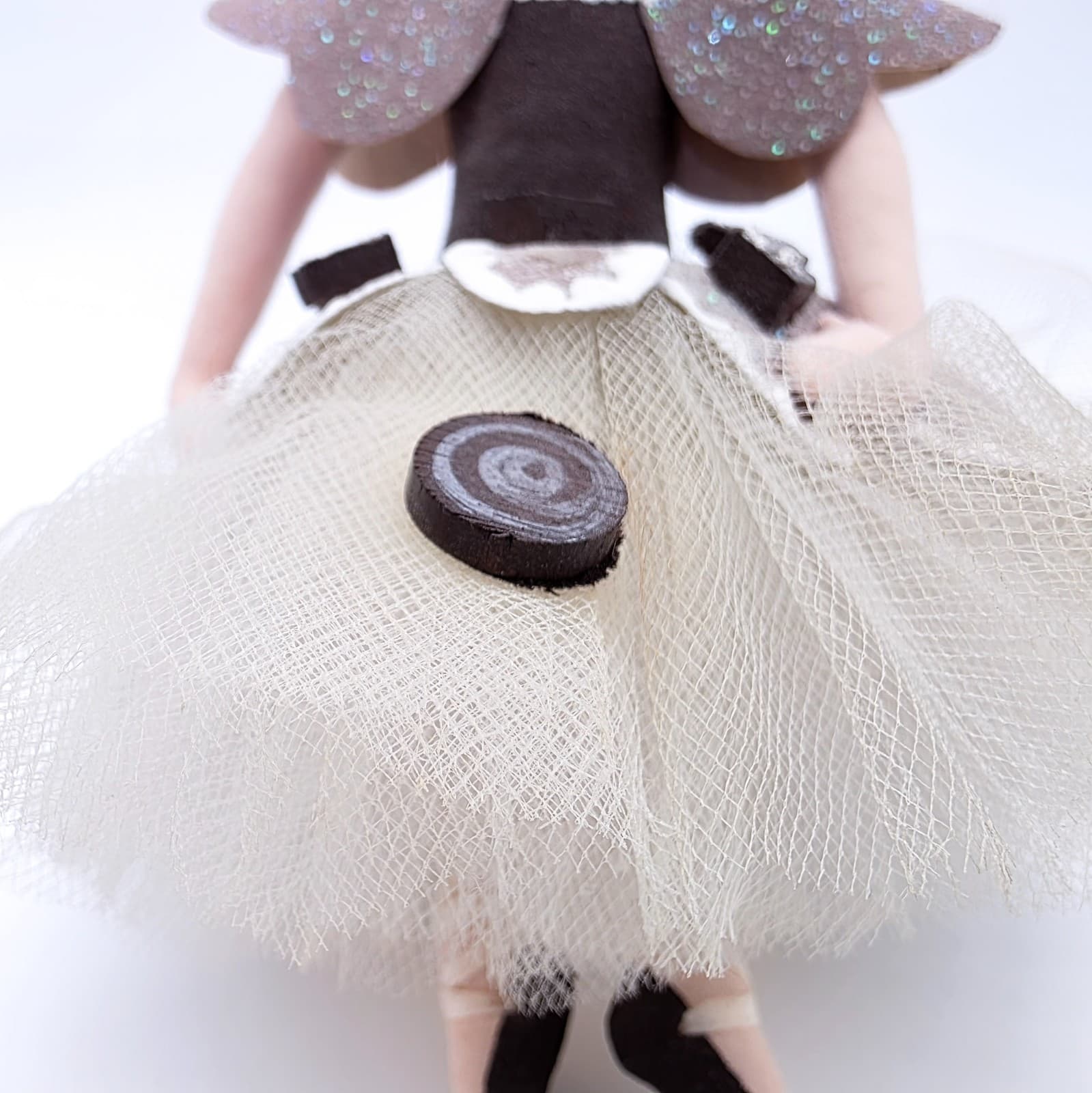 Gladys Boalt Chocolate Dancer Lady Hand Crafted Christmas Ornament Vintage Rare - Thumbnail 10