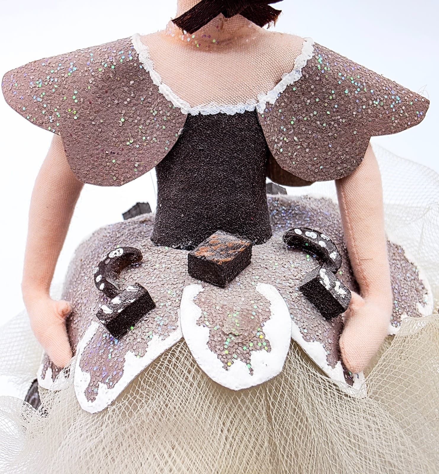 Gladys Boalt Chocolate Dancer Lady Hand Crafted Christmas Ornament Vintage Rare - Thumbnail 7