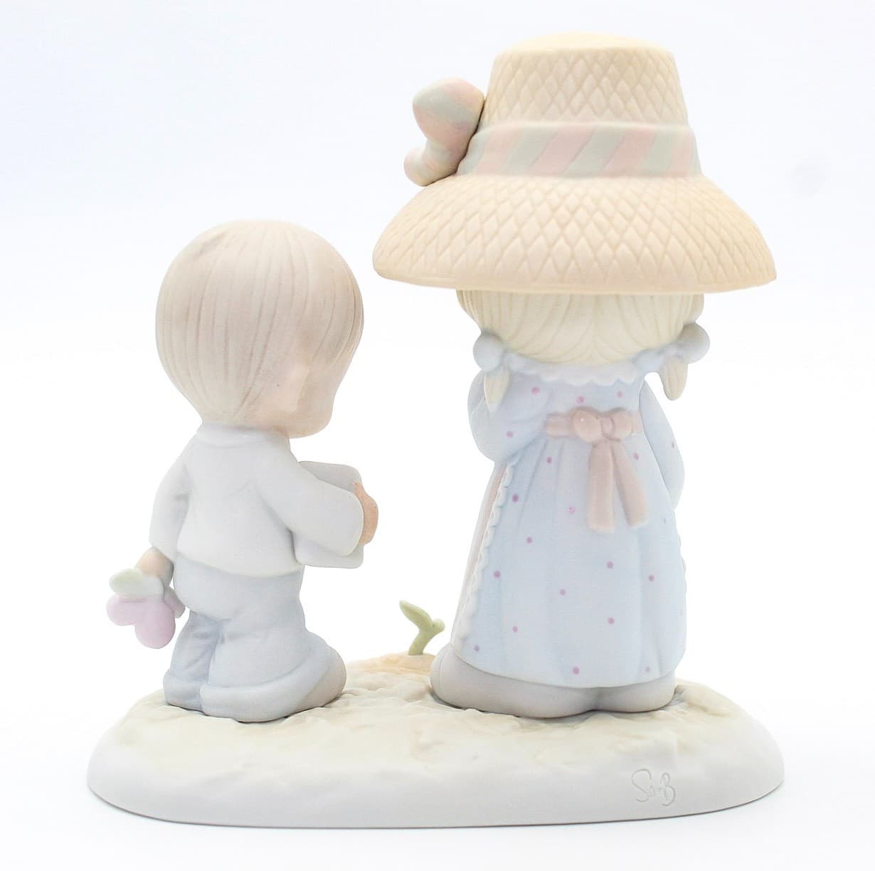 Precious Moments I Picked A Special Mom Enesco Porcelain Figurine 1986 - Thumbnail 4