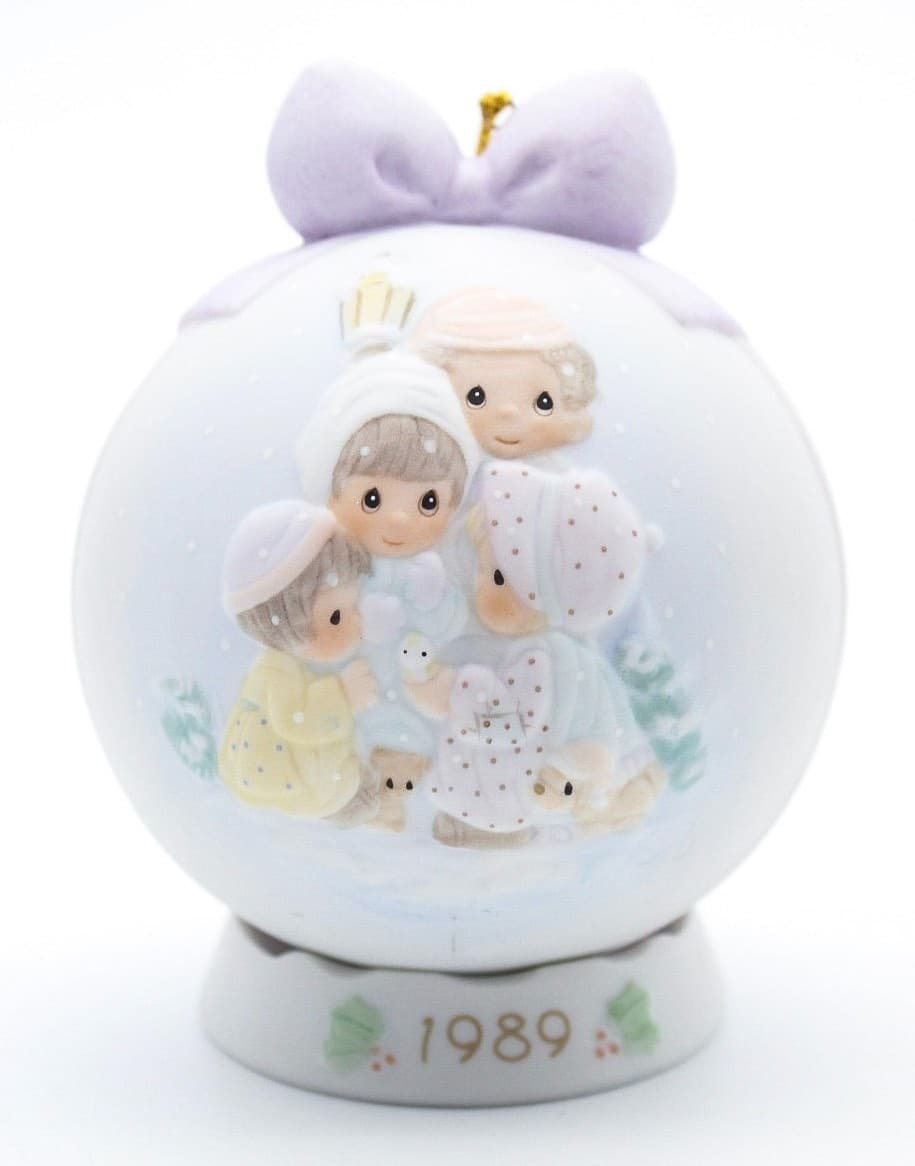 Precious Moments Peace On Earth Enesco Porcelain Ornament 1989 - Thumbnail 6