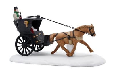 Department 56 Kings Road Cab Heritage Village Collection Accessory Christmas - Image 1