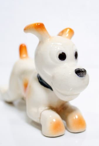 Set of 5 Vintage Made In Japan Hallmarked Puppy Dogs Porcelain Figurines RARE - Thumbnail 4