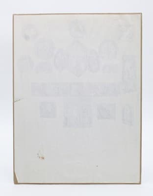 Vintage Germany Church Choir Rare Large Paper Christmas Advent Calendar - Thumbnail 10