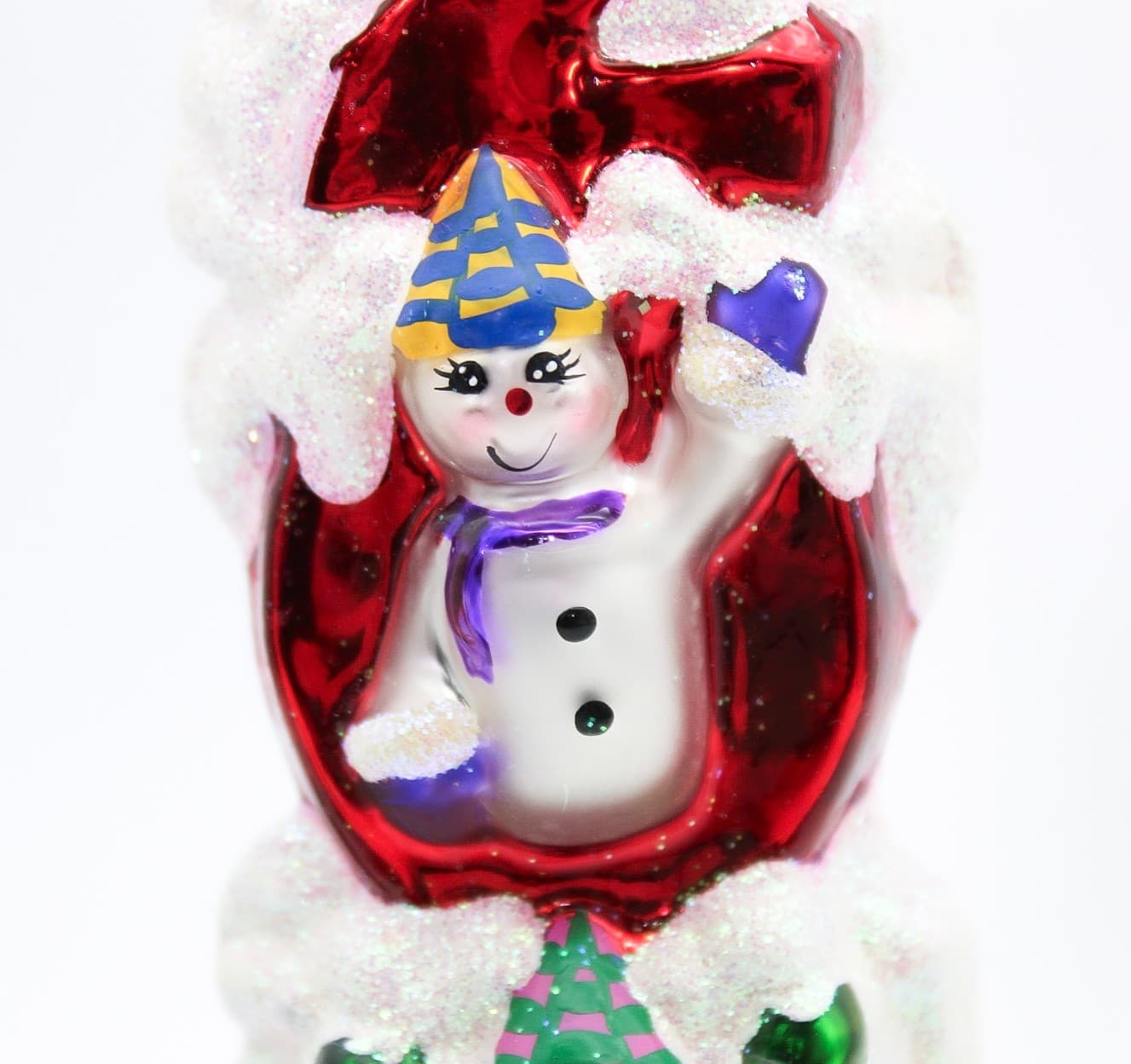 Christopher Radko Millennium Magic 2000 Hand Painted Glass Christmas Ornament - Thumbnail 8