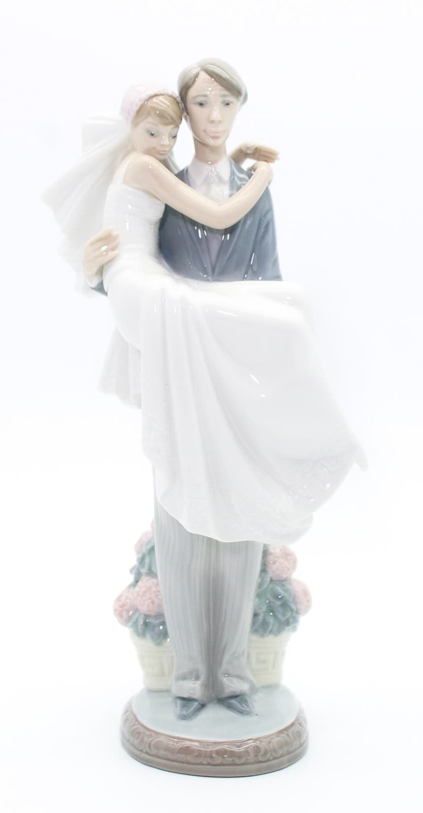 Lladro Over The Threshold #5282 Spain Glazed Porcelain Figure By Juan Huerta - Thumbnail 5