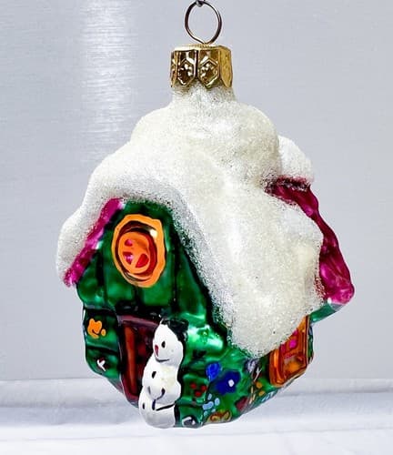 CHRISTOPHER RADKO 1996 Little Gem Wee Berry House Glass Christmas Ornament - Thumbnail 7