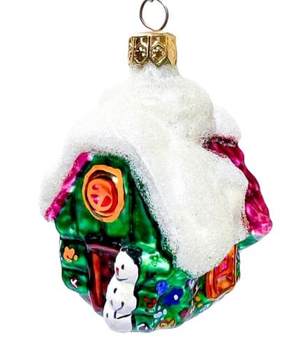 CHRISTOPHER RADKO 1996 Little Gem Wee Berry House Glass Christmas Ornament - Thumbnail 2