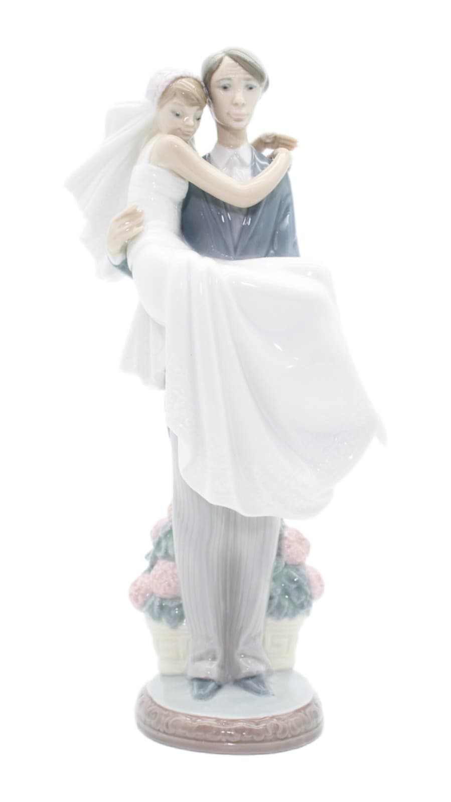 Lladro Over The Threshold #5282 Spain Glazed Porcelain Figure By Juan Huerta - Image 1