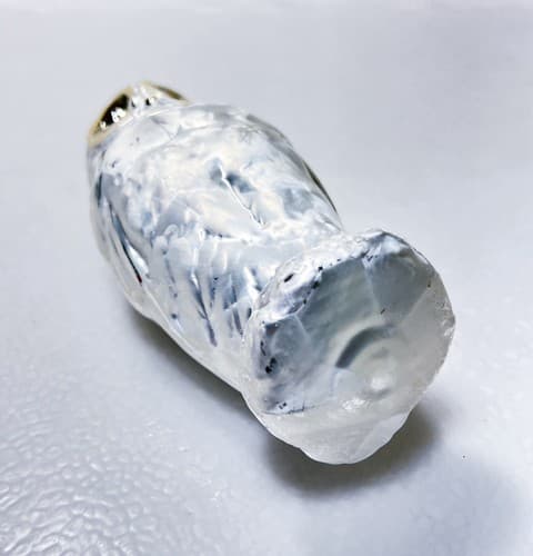 KREBS GLAS LAUSCHA Germany Snowy Owl Glass Christmas Ornament - Thumbnail 6