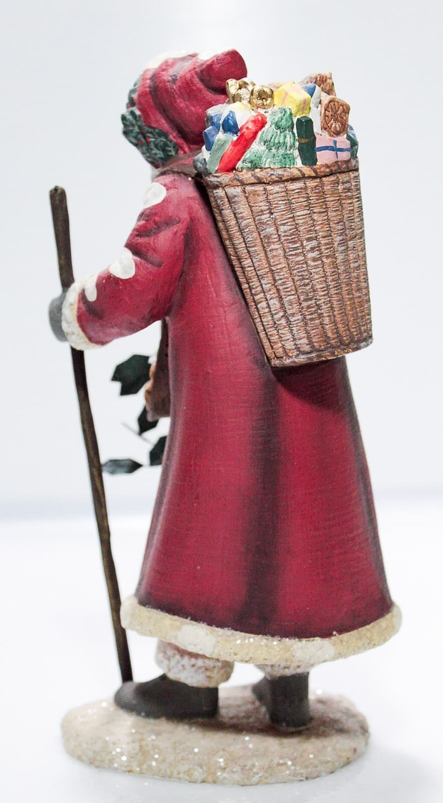 DEPARTMENT 56 Kris Kringle Santa Claus Bag Full Of Toys Christmas Figure Vintage - Thumbnail 7