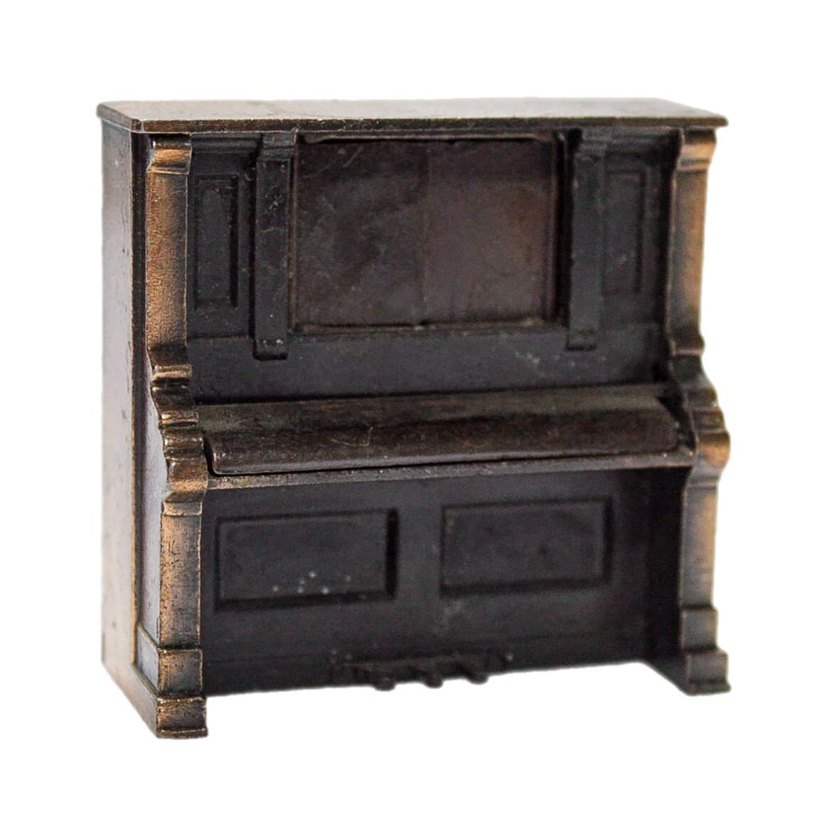 DURHAM INDUSTRIES 1976 Metal Diecast Miniature Dollhouse Pianos Accessory - Image 1