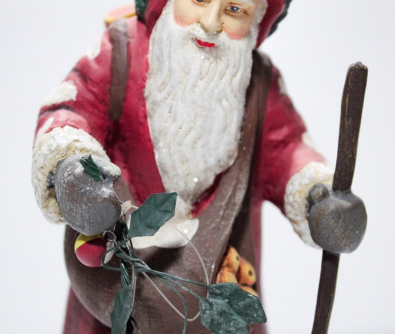 DEPARTMENT 56 Kris Kringle Santa Claus Bag Full Of Toys Christmas Figure Vintage - Thumbnail 4