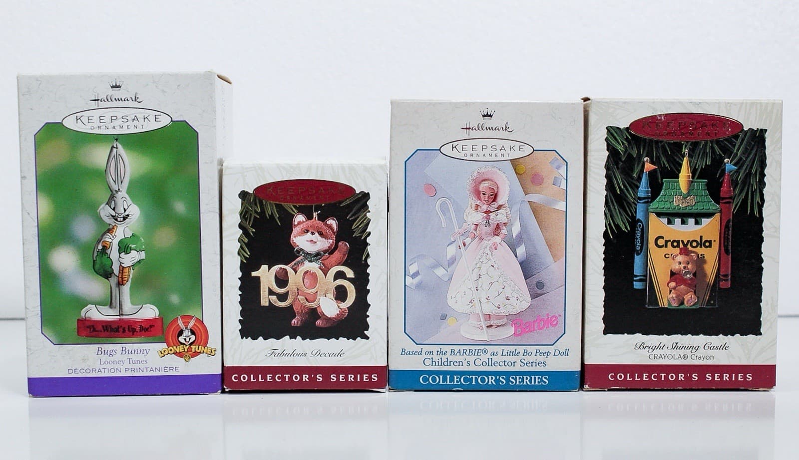 8 HALLMARK KEEPSAKE Vintage Assorted Christmas Ornaments - Thumbnail 2