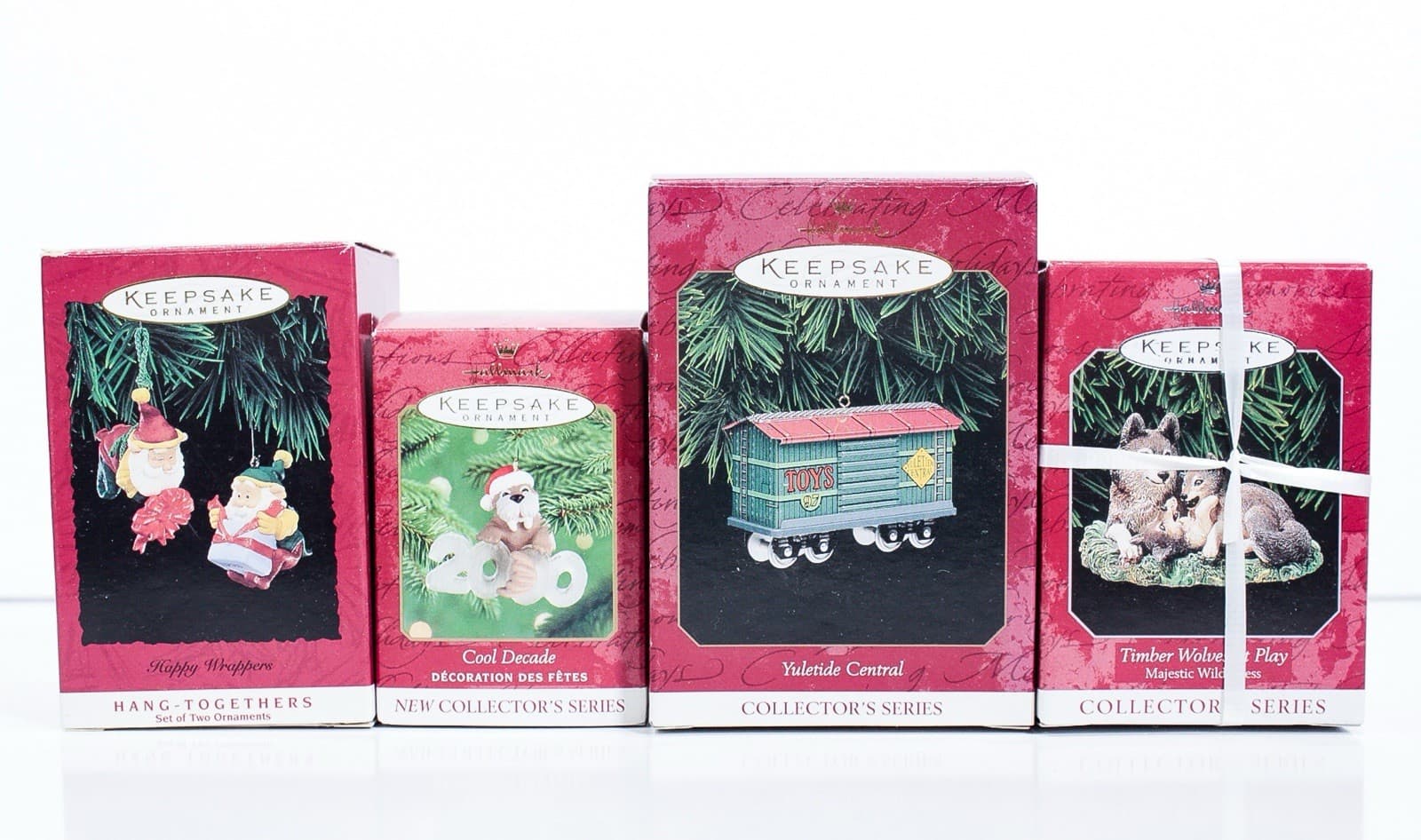 HALLMARK KEEPSAKE Assorted Vintage Holiday Christmas Ornaments 8pcs - Thumbnail 4