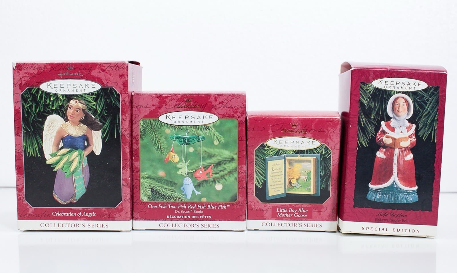 8 HALLMARK KEEPSAKE Holiday Vintage Christmas Assorted Ornaments - Thumbnail 4