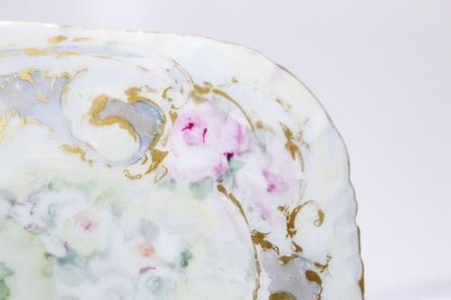 Antique R.C. Rosenthal Versailles Bavaria Hand Painted Floral Porcelain Box - Thumbnail 4