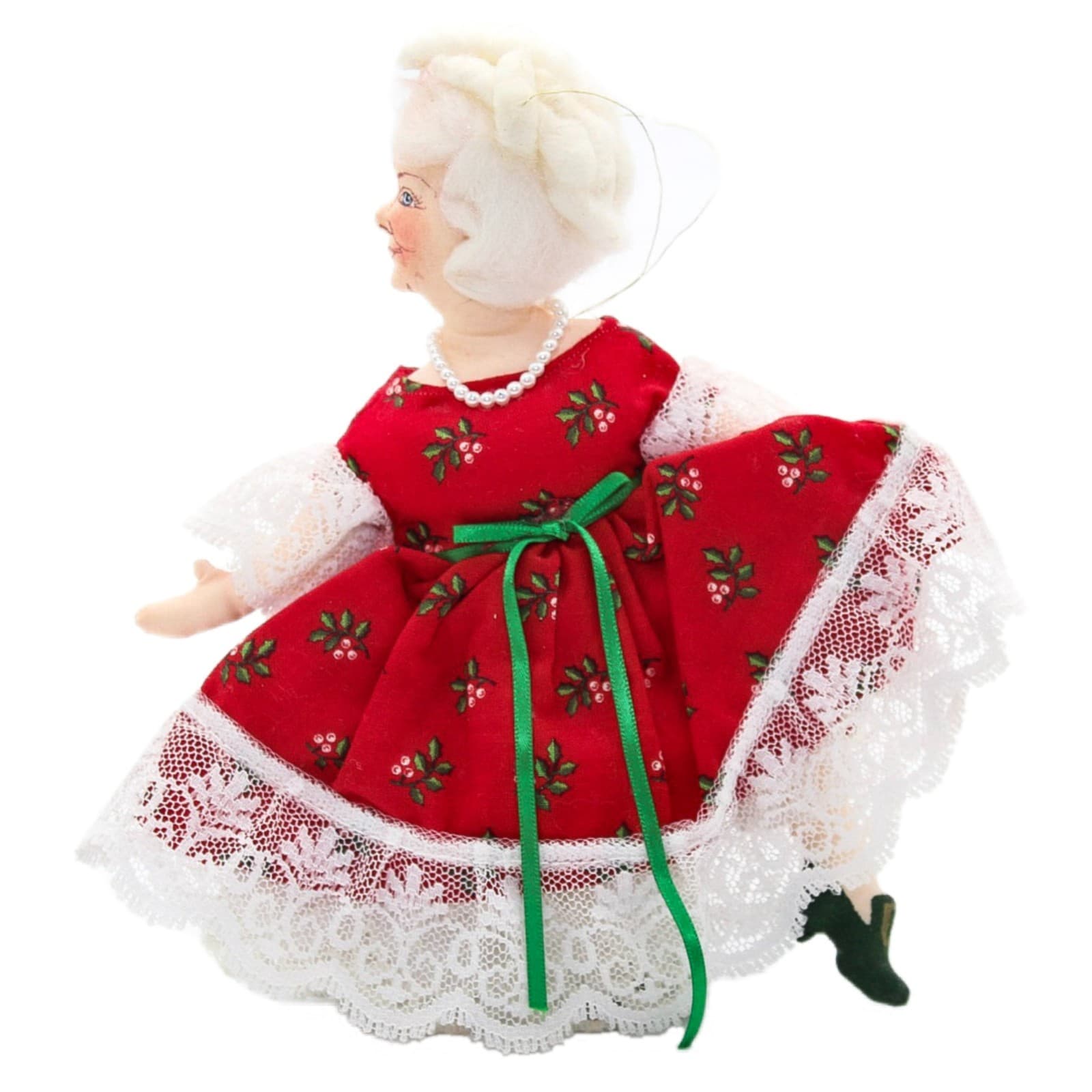 Gladys Boalt 1987 Mrs. Fezziwig Charles Dickens Hand Crafted Christmas Ornament - Image 1