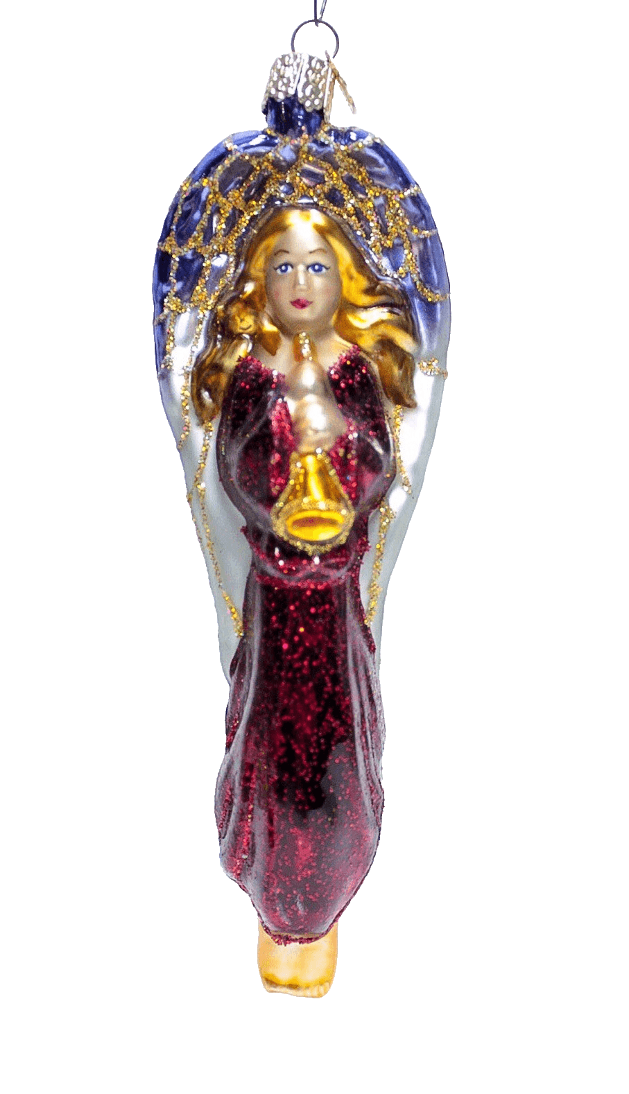 Vintage OLD WORLD CHRISTMAS "Heavenly Host" Glass Hanging Christmas Ornament OWC - Image 1