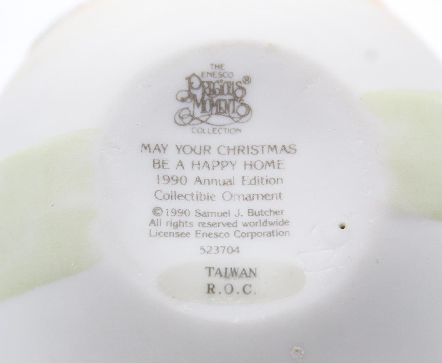 Precious Moments May You Christmas Be A Happy Home Porcelain Ornament 199 - Thumbnail 5
