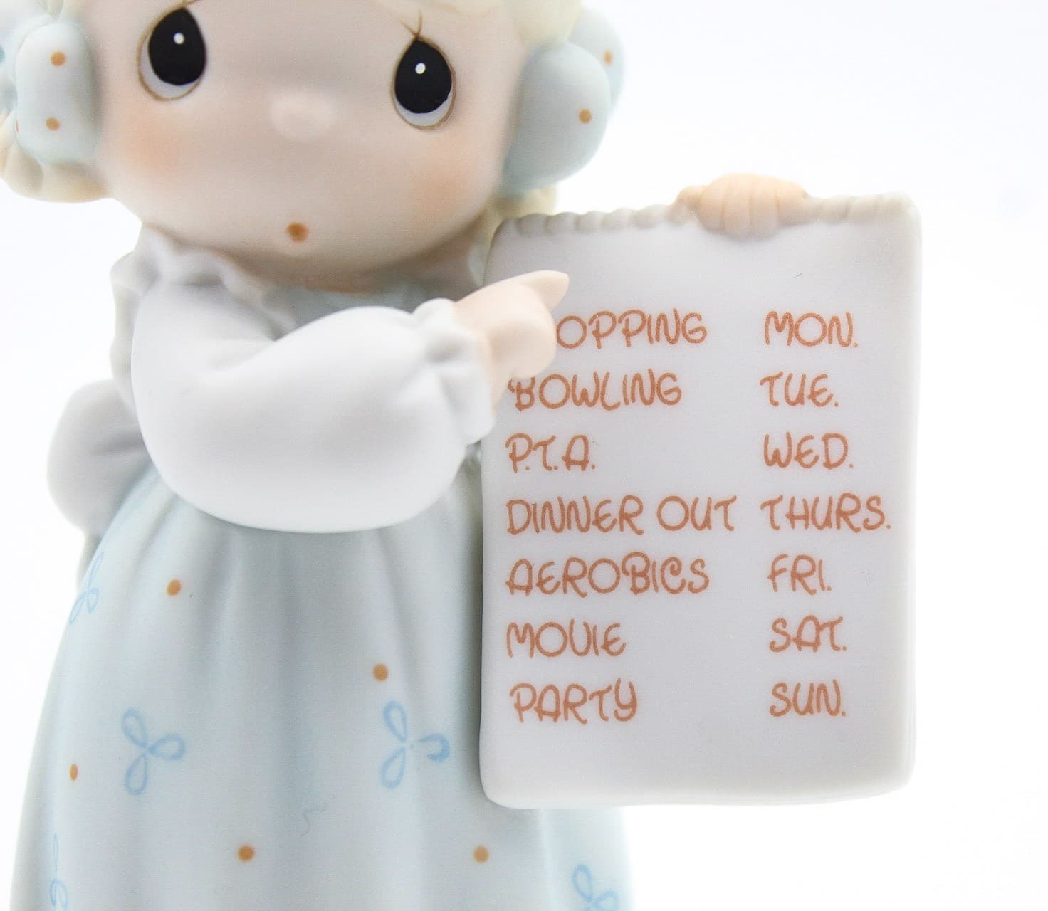 Precious Moments You Have Any Room For Jesus Enesco Porcelain Figurine 1996 - Thumbnail 2