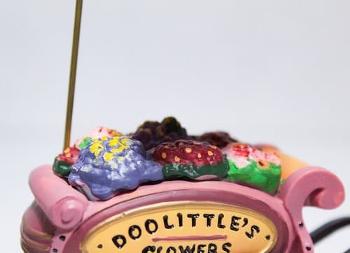 DEPARTMENT 56 " Chelsea Market Flower Monger & Cart" Christmas Decor Accessory - Thumbnail 6