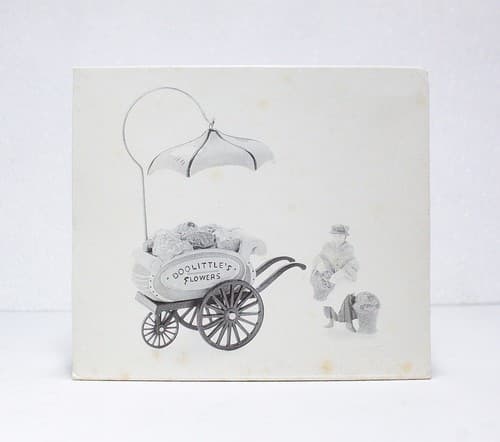 DEPARTMENT 56 " Chelsea Market Flower Monger & Cart" Christmas Decor Accessory - Thumbnail 3