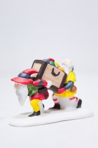 (Set of 3) DEPARTMENT 56 Heritage Village "TOYMAKER ELVES" Accessory #5602-2 - Thumbnail 6