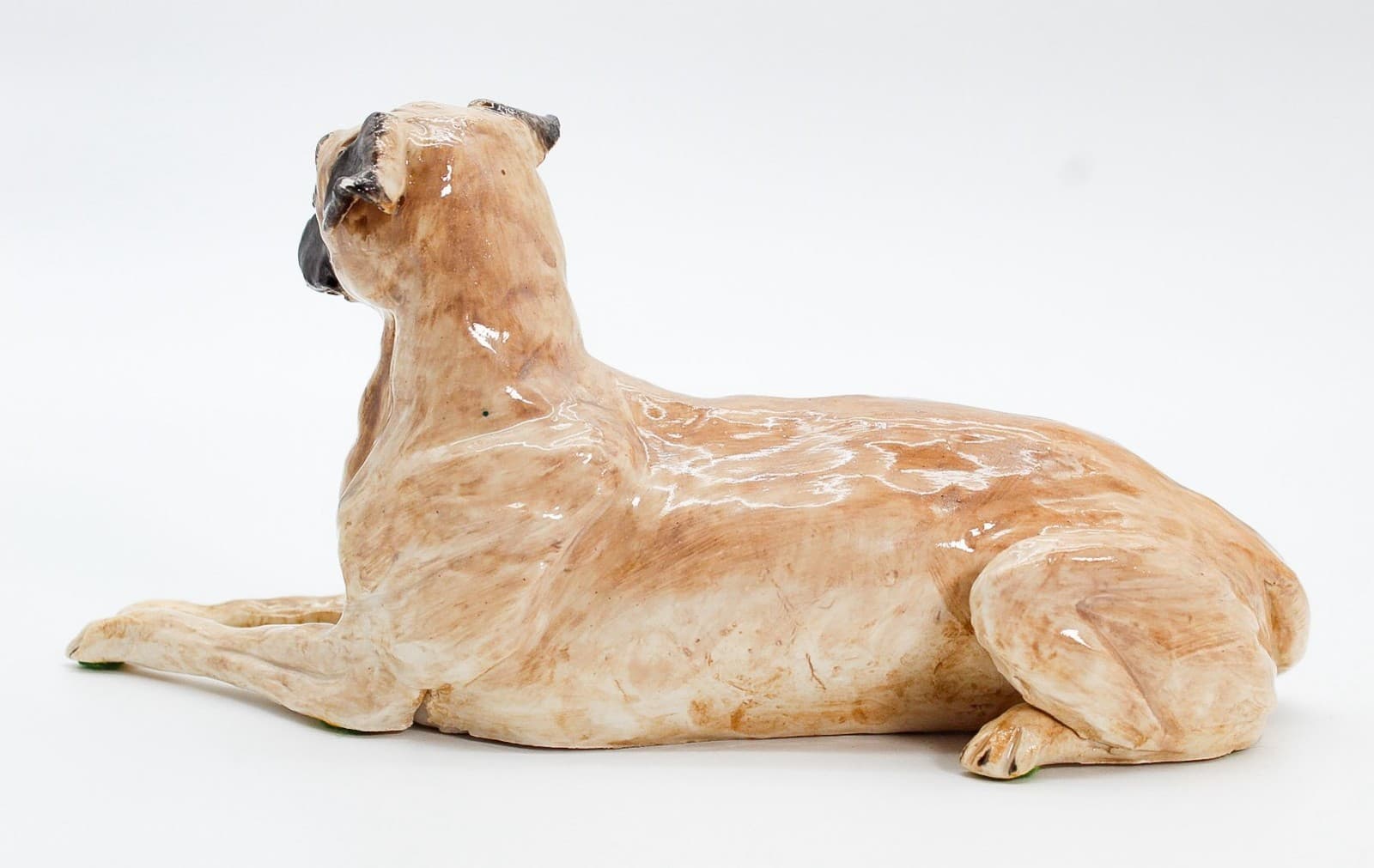 EVE PEARCE Handcrafted Boxer Porcelain Dog Figure Sculpture OOAK - Thumbnail 2