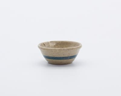 JANE GRABER Artisan Stoneware Bowl Miniature Dollhouse Kitchen Accessory - Thumbnail 2