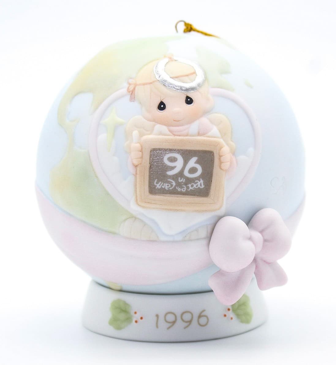 Precious Moments Peace On Earth...Anyway Enesco Porcelain Ornament 1996 - Thumbnail 6