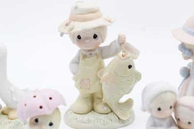 Precious Moments You Are My Once In A Lifetime Porcelain Figurines Lot Of 6 - Thumbnail 2