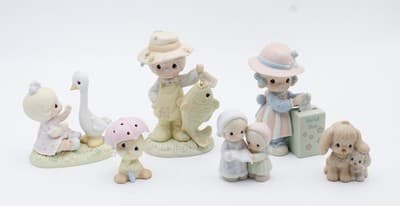 Precious Moments You Are My Once In A Lifetime Porcelain Figurines Lot Of 6 - Thumbnail 5
