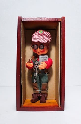 Vintage Thimbles TINKER Midnight Toy Assembler Doll By ANNALEE - Thumbnail 6