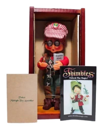 Vintage Thimbles TINKER Midnight Toy Assembler Doll By ANNALEE - Image 1