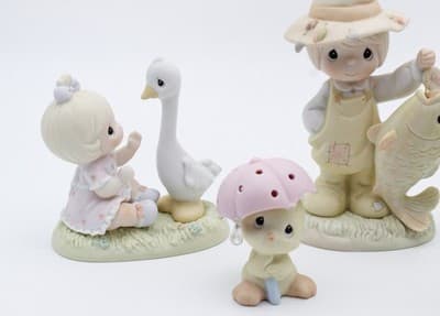 Precious Moments You Are My Once In A Lifetime Porcelain Figurines Lot Of 6 - Thumbnail 3