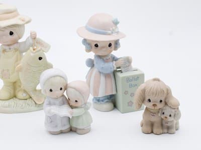 Precious Moments You Are My Once In A Lifetime Porcelain Figurines Lot Of 6 - Thumbnail 4