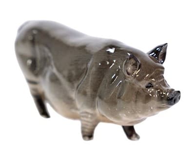 Vintage ROYAL DOULTON Vietnamese Pot Belly Porcelain Pig Figurine - Image 1