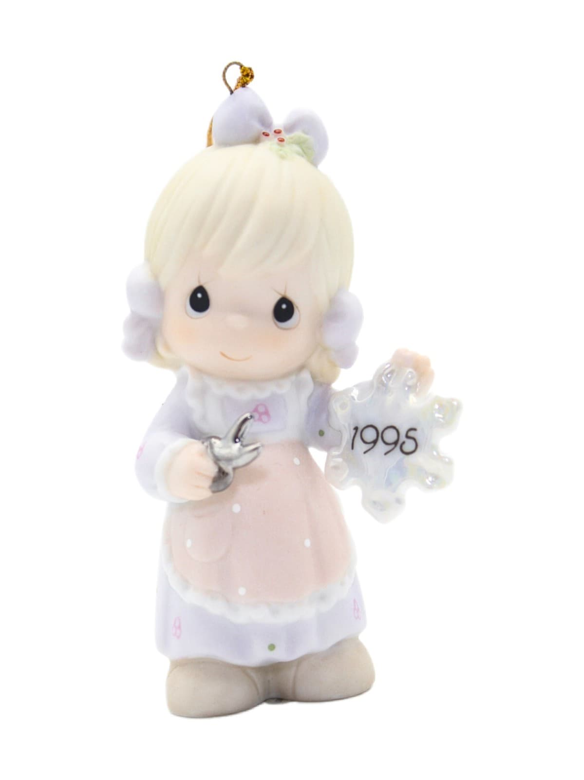 Precious Moments He Covers The Earth With His Beauty Porcelain Ornament 1995 - Image 1